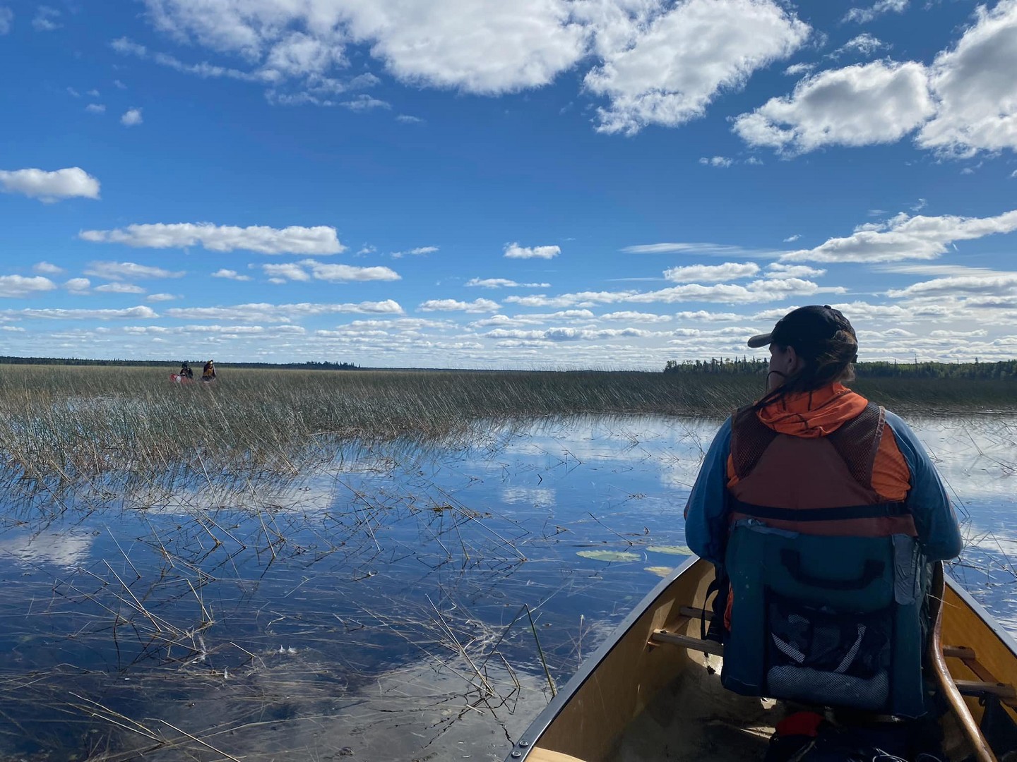 Learning on the water Canoeing
