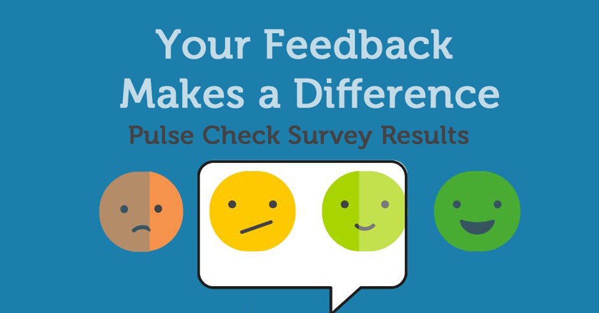 Pulse Check Survey Results Graphic